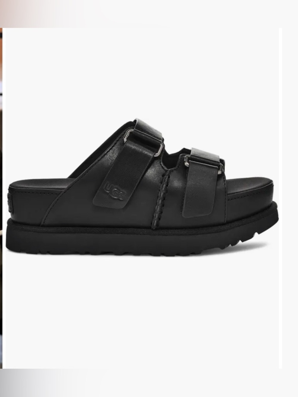 UGG Goldenstar Hi Slide Sandal black